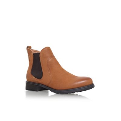 Carvela Brown 'Solid' flat ankle boots